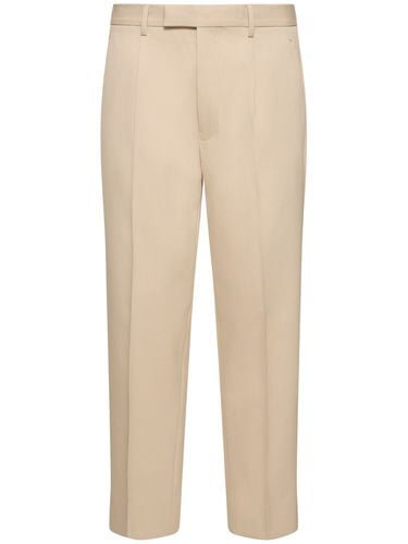 Cotton & Wool Pleated Pants - ZEGNA - Modalova