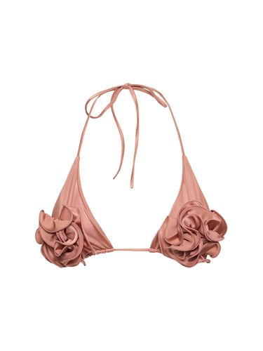 Lycra 3d Flower Bikini Top - MAGDA BUTRYM - Modalova