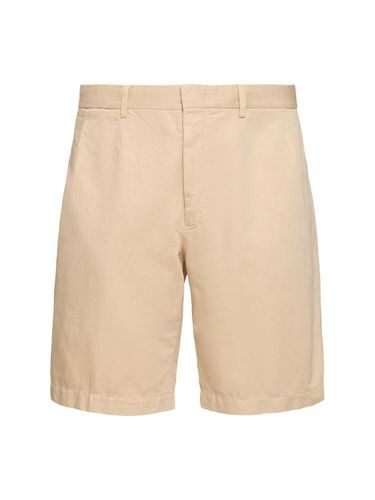 Summer Cotton & Linen Chino Shorts - ZEGNA - Modalova