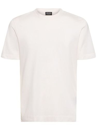 Leggerissimo Cotton & Silk T-shirt - ZEGNA - Modalova