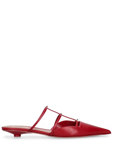 Mm Rockstud Leather Mules - VALENTINO GARAVANI - Modalova