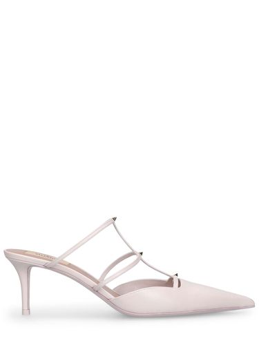 Mm Rockstud Leather Heels - VALENTINO GARAVANI - Modalova