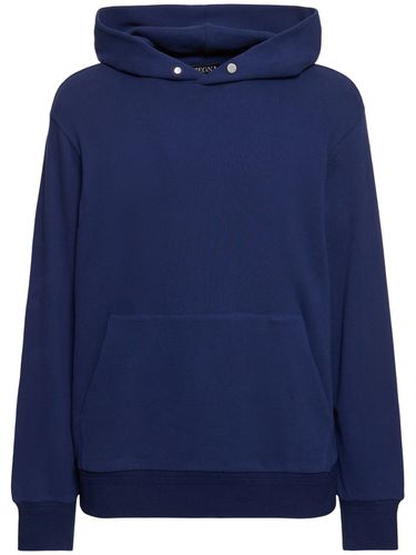 Cotton & Cashmere Hoodie - ZEGNA - Modalova