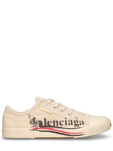 Paris Political Logo Sneakers - BALENCIAGA - Modalova