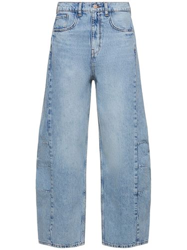 Ms. Walker Mid Rise Wide Denim Jeans - TRIARCHY - Modalova