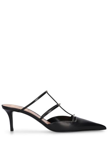 Mm Rockstud Leather Heels - VALENTINO GARAVANI - Modalova