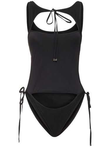 Jersey Cutout One Piece Swimsuit - THE ATTICO - Modalova