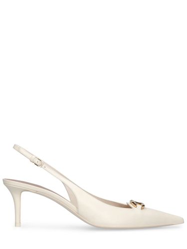 Mm Moon Logo Leather Heels - VALENTINO GARAVANI - Modalova