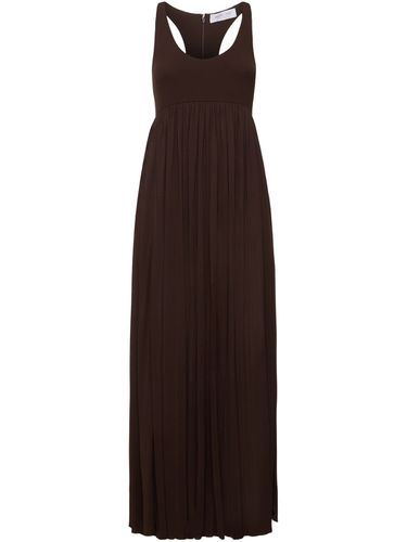 Stretch Jersey Flared Long Dress - MICHAEL KORS COLLECTION - Modalova