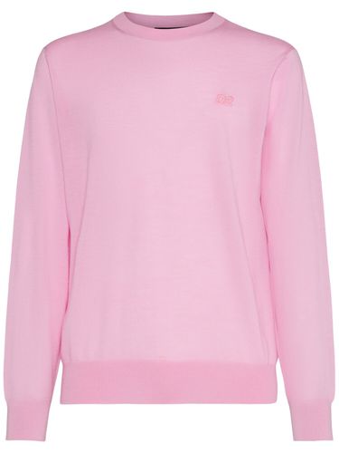 Pullover Aus Wolle Mit Monogramm - DSQUARED2 - Modalova