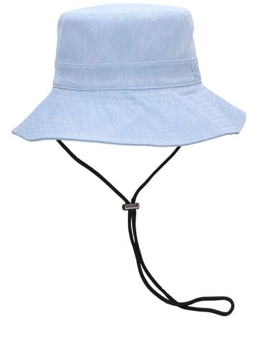 Fisherman Denim Bucket Hat - GANNI - Modalova