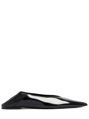 Mm Hohe Slipper Aus Leder „nour“ - SAINT LAURENT - Modalova