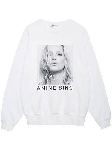 Ramona Kate Moss Cotton Sweatshirt - ANINE BING - Modalova