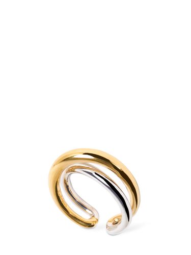 Bague Initial Vermeil & Silver Ring - CHARLOTTE CHESNAIS - Modalova