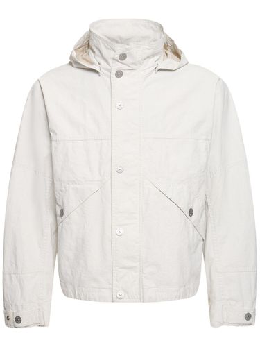 Marina Plated Linen Jacket - STONE ISLAND - Modalova