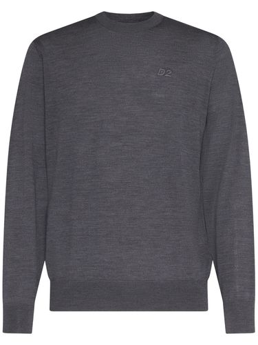 Monogram Wool Crewneck Sweater - DSQUARED2 - Modalova