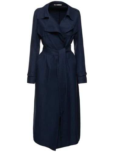 Carola Linen Trench Coat - TAGLIATORE 0205 - Modalova