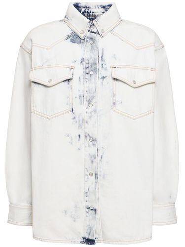 Bleached Denim Overshirt - ALEXANDRE VAUTHIER - Modalova