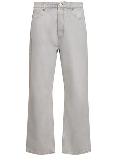 Loose Cotton Denim Jeans - AMI PARIS - Modalova