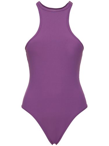 Ribbed Lycra One Piece Swimsuit - THE ATTICO - Modalova