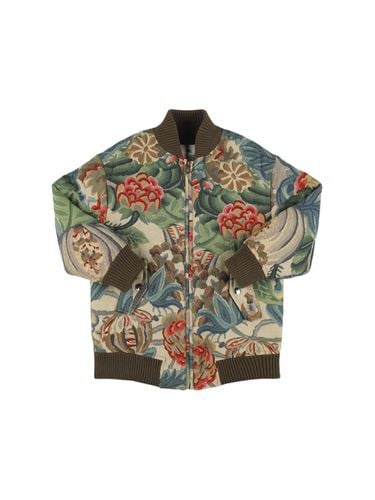 Bomber De Algodón Estampado - ETRO - Modalova