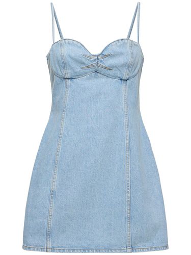 Cotton Denim Mini Dress - MAGDA BUTRYM - Modalova