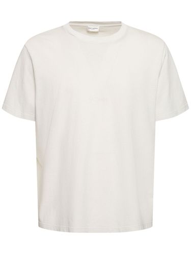 Cotton T-shirt - SAINT LAURENT - Modalova