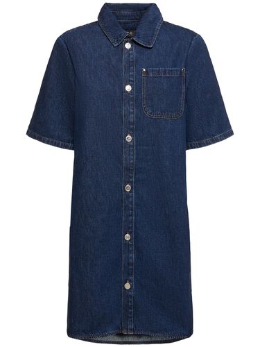 Minikleid Aus Baumwolldenim Mit Druck „venice“ - A.P.C. - Modalova