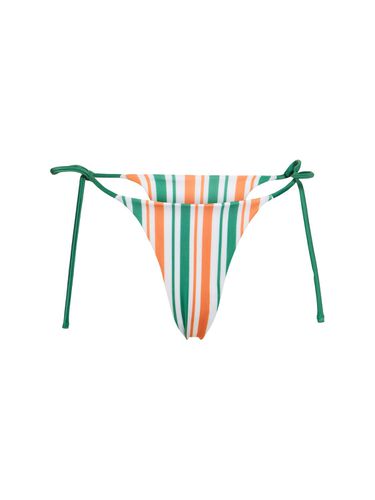 Striped Tech Jersey Bikini Bottoms - CASABLANCA - Modalova