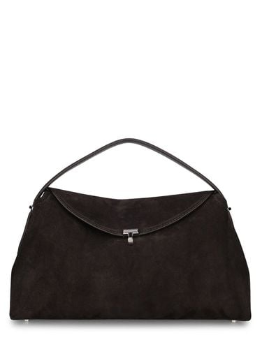 T-lock Suede Top Handle Bag - TOTEME - Modalova