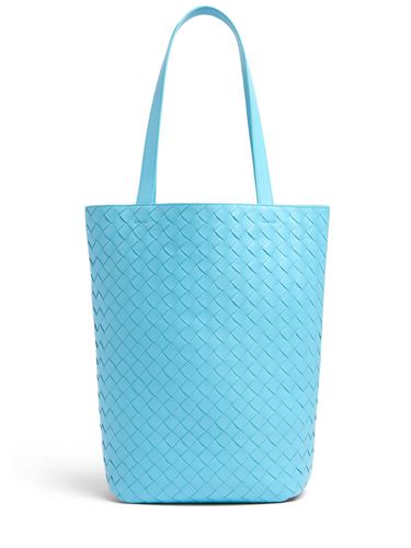 Small Intrecciato Leather Tote Bag - BOTTEGA VENETA - Modalova