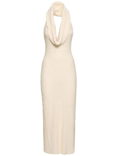 Cotton Blend Knit Dress W/ Plunge Neck - MAGDA BUTRYM - Modalova