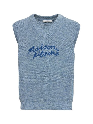 Maison Kitsuné Handwriting Oversize Vest - MAISON KITSUNÉ - Modalova