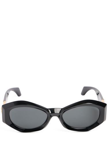 Oval Acetate Sunglasses - VERSACE - Modalova