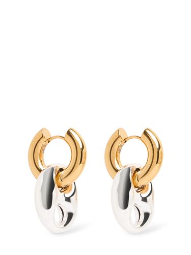 Chain Hoop Earrings - TIMELESS PEARLY - Modalova