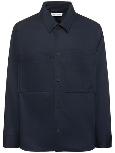 Cotton Comfort Fit Overshirt - MAISON KITSUNÉ - Modalova