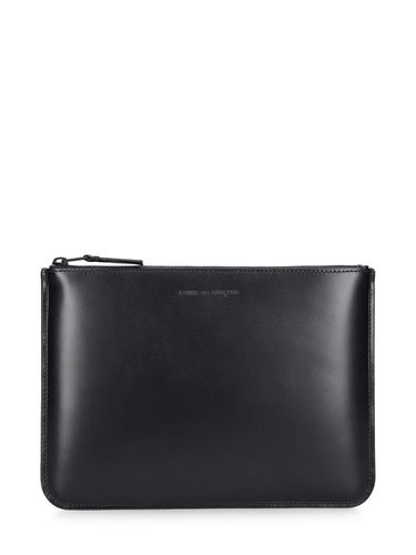 Very Black Leather Pouch - COMME DES GARÇONS WALLET - Modalova