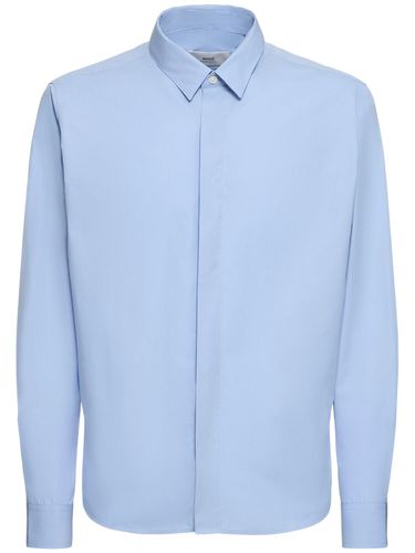 Classic Cotton Poplin Shirt - AMI PARIS - Modalova