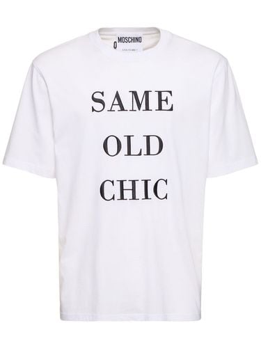 Same Old Chic T-shirt - MOSCHINO - Modalova