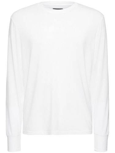 Lyocell & Cotton Crewneck T-shirt - TOM FORD - Modalova