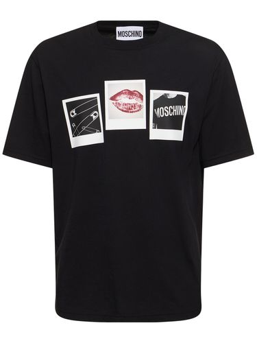 Archive Graphics Polaroid T-shirt - MOSCHINO - Modalova