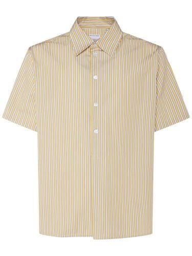 Striped Cotton Poplin Shirt - BOTTEGA VENETA - Modalova