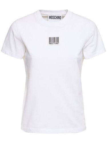 Cotton Jersey T-shirt - MOSCHINO - Modalova