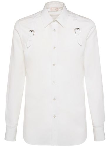 Double Strap Harness Cotton Shirt - ALEXANDER MCQUEEN - Modalova