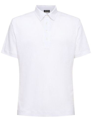 Pure Linen Polo - ZEGNA - Modalova