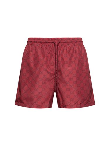 Shorts Mare In Nylon Gg - GUCCI - Modalova