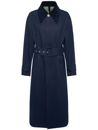 Belted Mac Cotton Canvas Trench Coat - AMI PARIS - Modalova