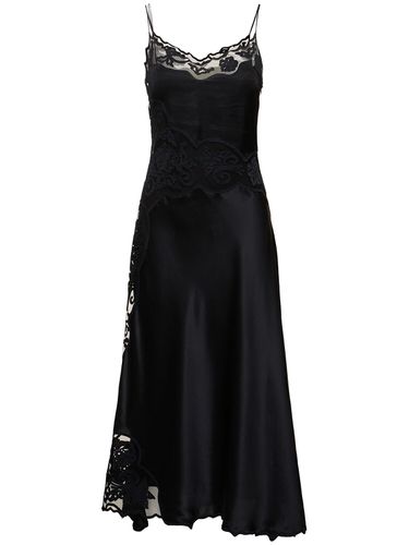 Lucienne Silk Long Dress - ULLA JOHNSON - Modalova