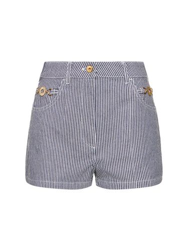 Gestreifte Shorts Aus Denim - PATOU - Modalova