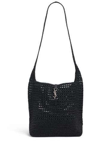 Le 5 À 7 Medium Raffia Crossbody Bag - SAINT LAURENT - Modalova